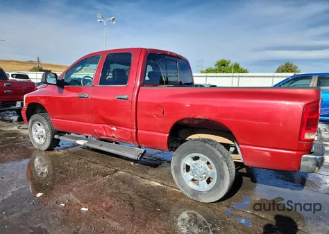 2006 Dodge Ram 2500 St z USA, uszkodzony, nr VIN 1D7KS28D76J200906